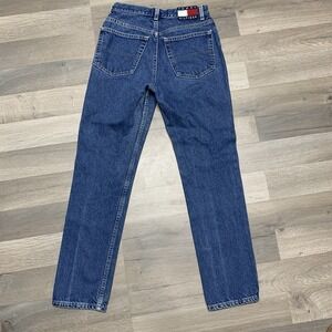 Vintage Tommy Jeans Hilfiger Women's Blue Denim Slim Jeans - Size 7/30